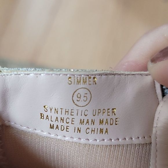 LAUREN LORRAINE "SIMMER" SILVER EMBELLISHED ANKLE BOOTS, SIZE 9.5 - Picture 10 of 11